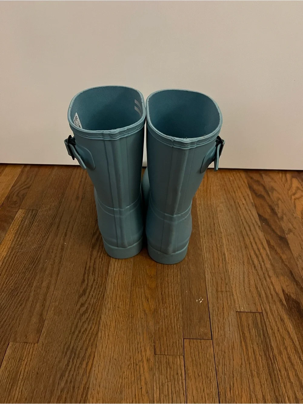 Hunter Powder Blue Waterproof Rain Boots